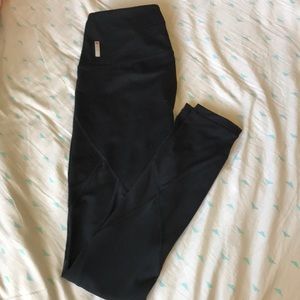 Zella Black High-Waist Mesh Leggings